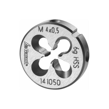 Garant M4X0.5 HSS Round Die, Closed/Pre-Slit Form 141050 4X0,5
